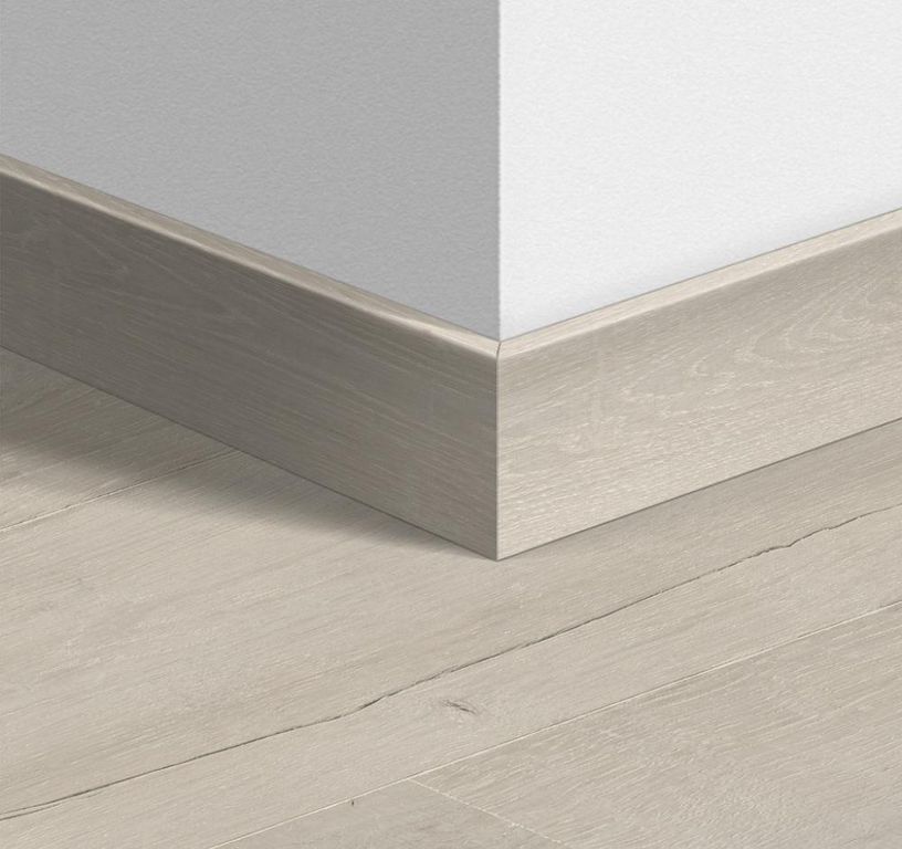 Plinthe pour sols stratifiés Quick Step, Mdf, décor Bois chene patine doux, h.5.80 x L. 240.00 cm