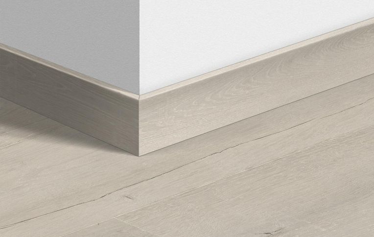 Plinthe pour sols stratifiés Quick Step, Mdf, décor Bois chene patine doux, h.5.80 x L. 240.00 cm
