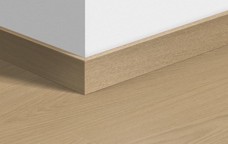 Plinthe pour sols stratifiés Quick Step, Mdf, décor Bois chene vernis beige, h.5.80 x L. 240.00 cm