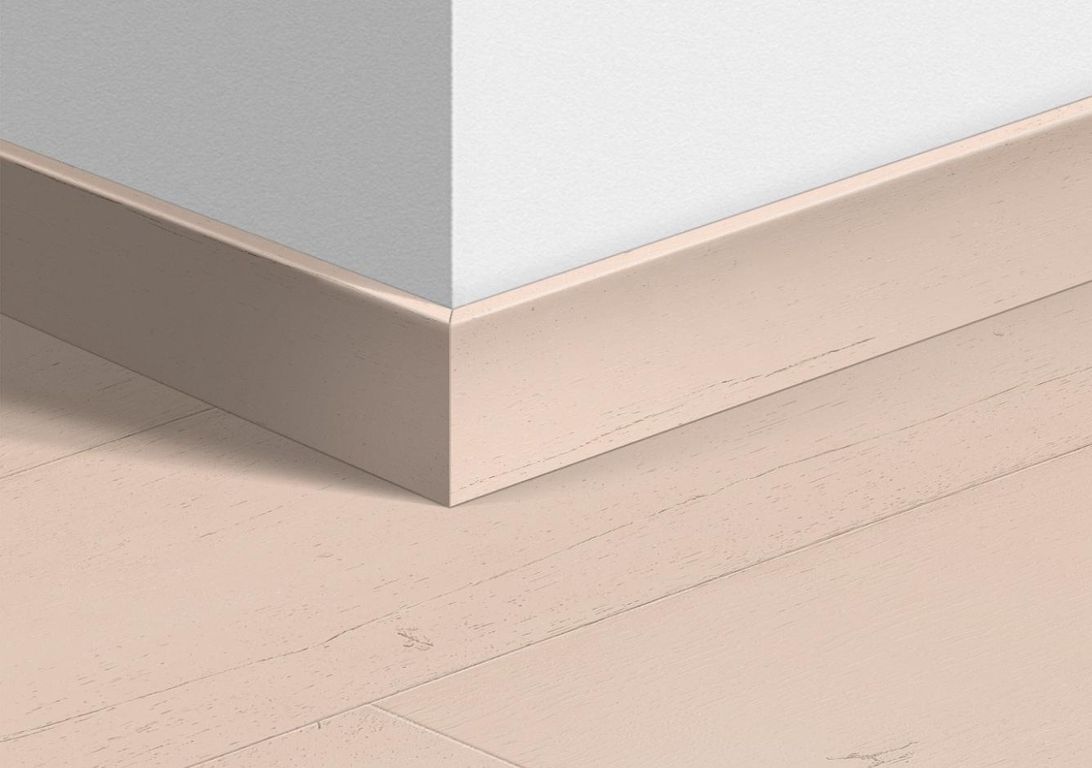 Plinthe pour sols stratifiés Quick Step, Mdf, décor Bois peint rose, h.5.80 x L. 240.00 cm