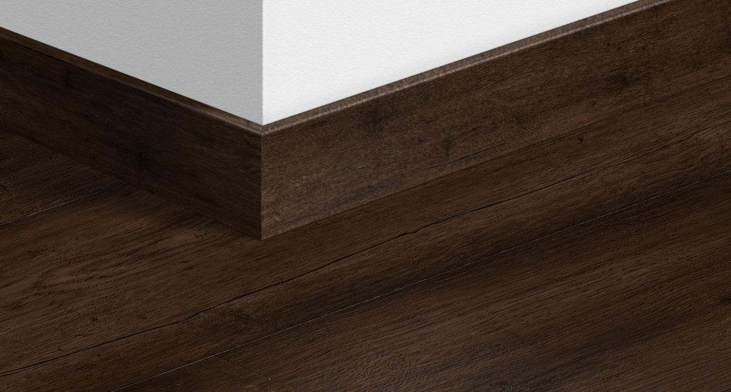 Plinthe pour sols stratifiés Quick Step, Mdf, décor Bois ciré brun, h.5.80 x L. 240.00 cm