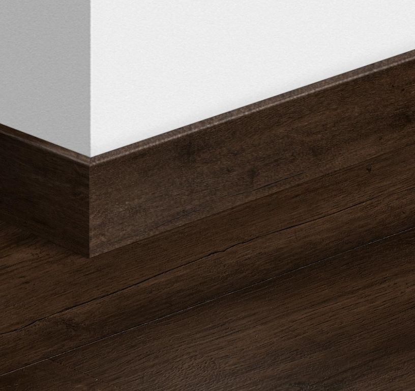 Plinthe pour sols stratifiés Quick Step, Mdf, décor Bois ciré brun, h.5.80 x L. 240.00 cm