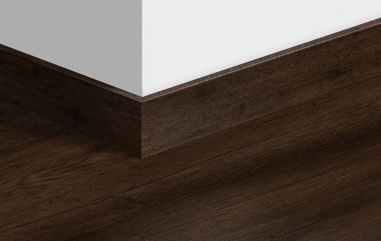 Plinthe pour sols stratifiés Quick Step, Mdf, décor Bois ciré brun, h.5.80 x L. 240.00 cm