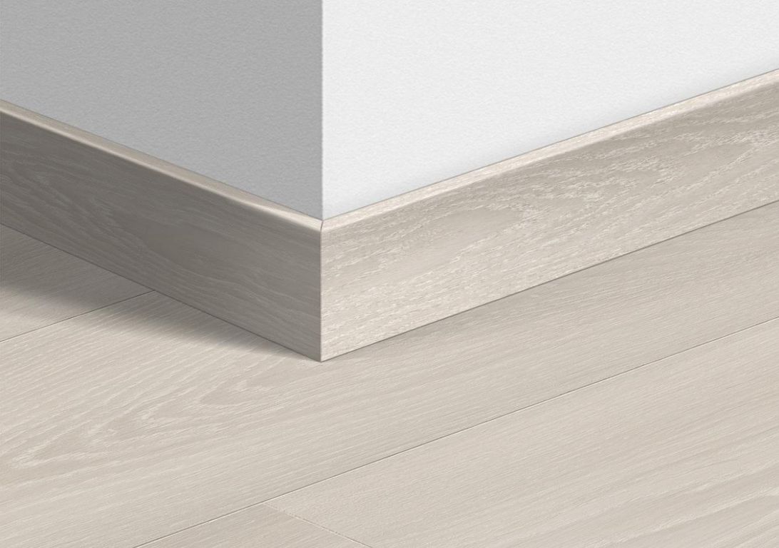 Plinthe pour sols stratifiés Quick Step, Mdf, décor Bois blanc premium, h.5.80 x L. 240.00 cm