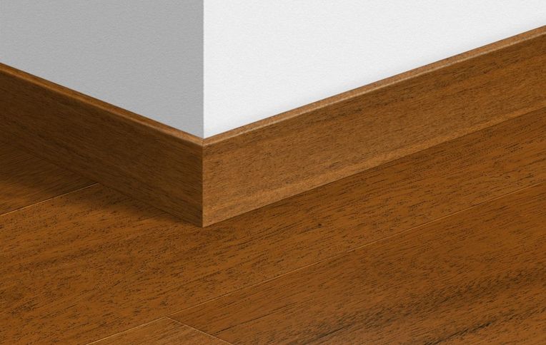 Plinthe pour sols stratifiés Quick Step, Mdf, décor Bois merbau, h.5.80 x L. 240.00 cm