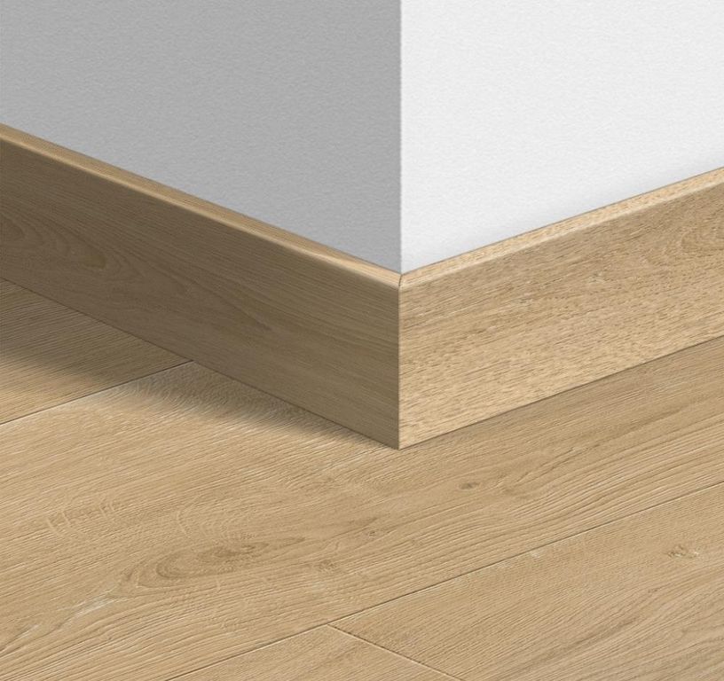 Plinthe pour sols stratifiés Quick Step, Mdf, décor Bois chêne brossé, h.5.80 x L. 240.00 cm