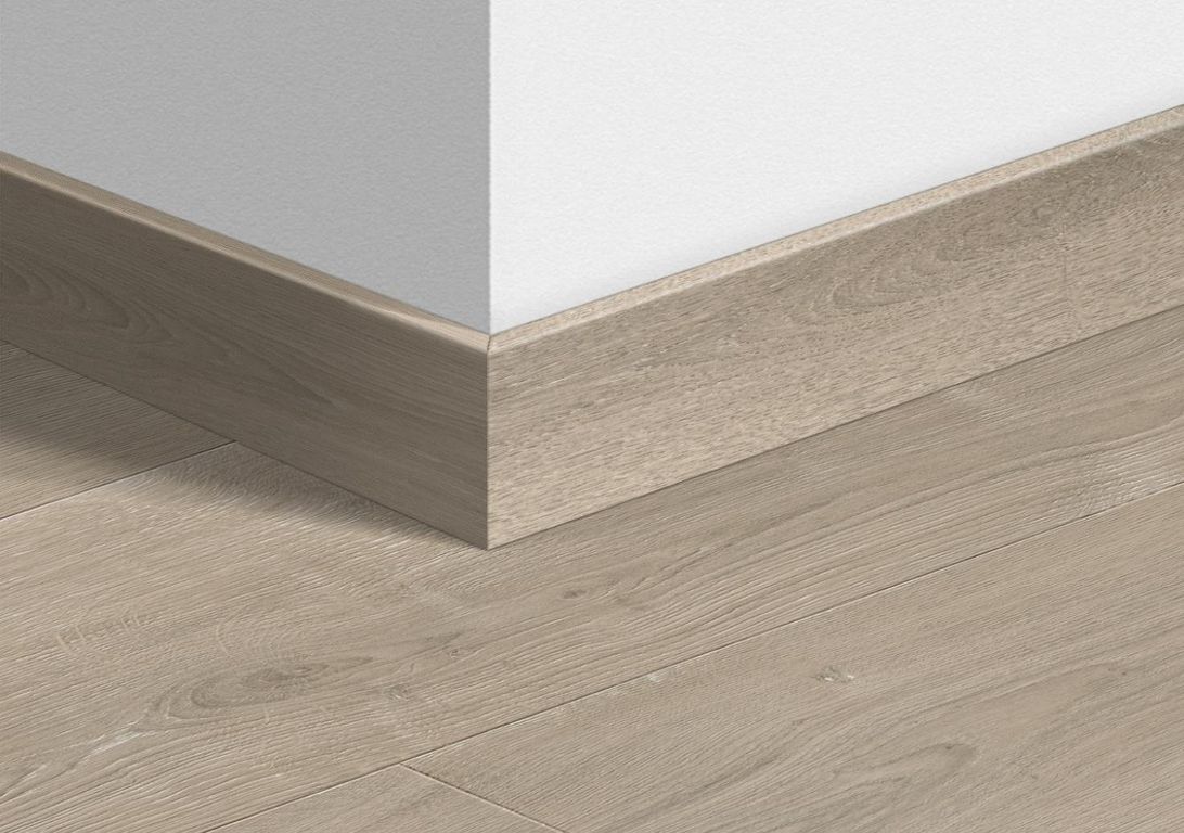 Plinthe pour sols stratifiés Quick Step, Mdf, décor Bois beige brossé, h.5.80 x L. 240.00 cm