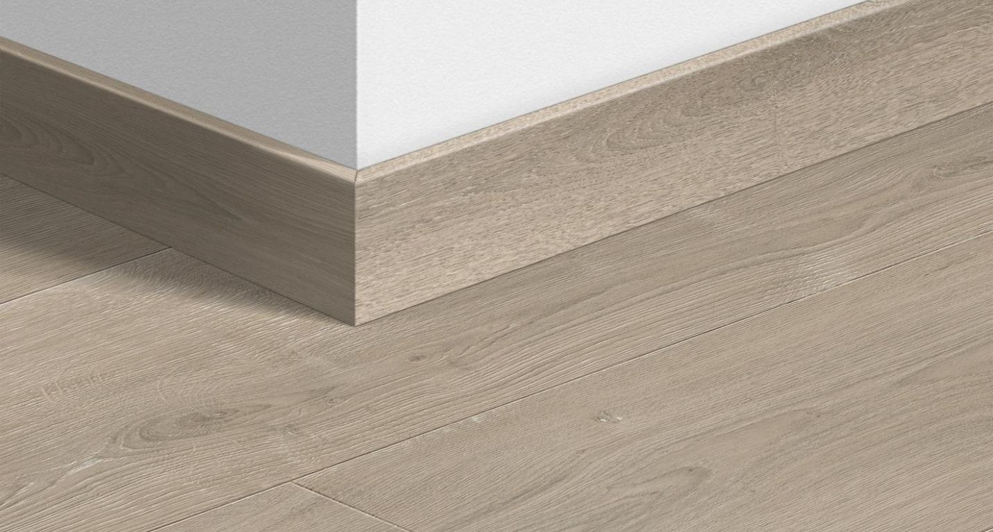 Plinthe pour sols stratifiés Quick Step, Mdf, décor Bois beige brossé, h.5.80 x L. 240.00 cm