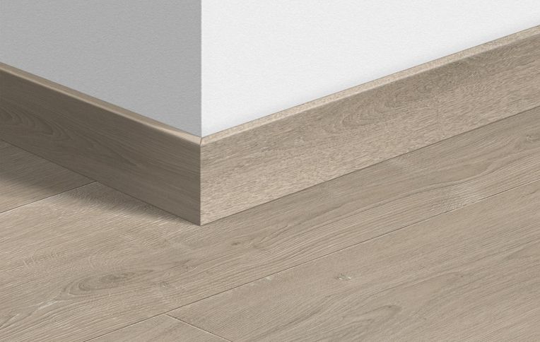 Plinthe pour sols stratifiés Quick Step, Mdf, décor Bois beige brossé, h.5.80 x L. 240.00 cm