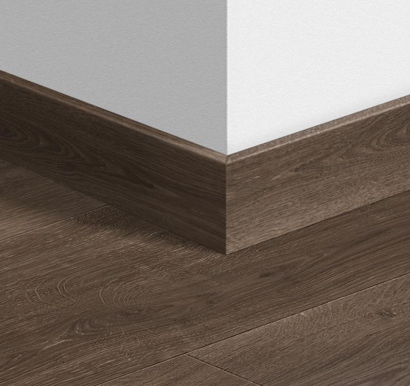Plinthe pour sols stratifiés Quick Step, Mdf, décor Bois brun brossé, h.5.80 x L. 240.00 cm