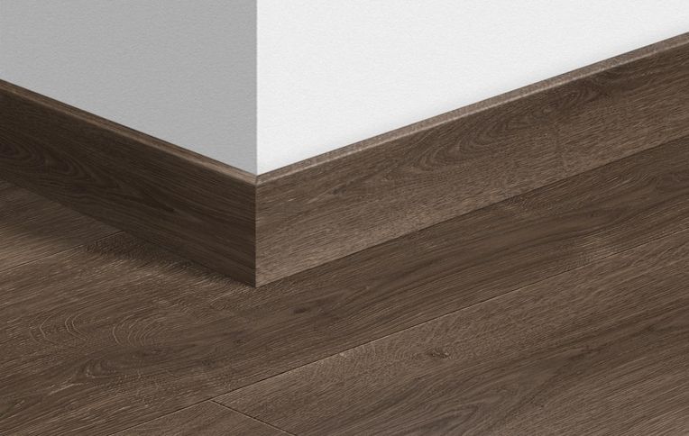 Plinthe pour sols stratifiés Quick Step, Mdf, décor Bois brun brossé, h.5.80 x L. 240.00 cm
