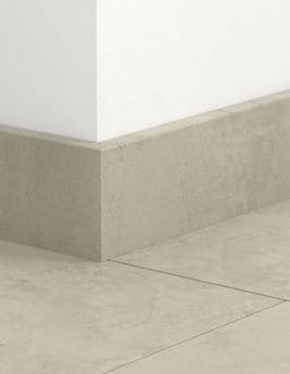 Plinthe pour sols stratifiés Quick Step, Mdf, décor Béton gris, h.5.80 x L. 240.00 cm
