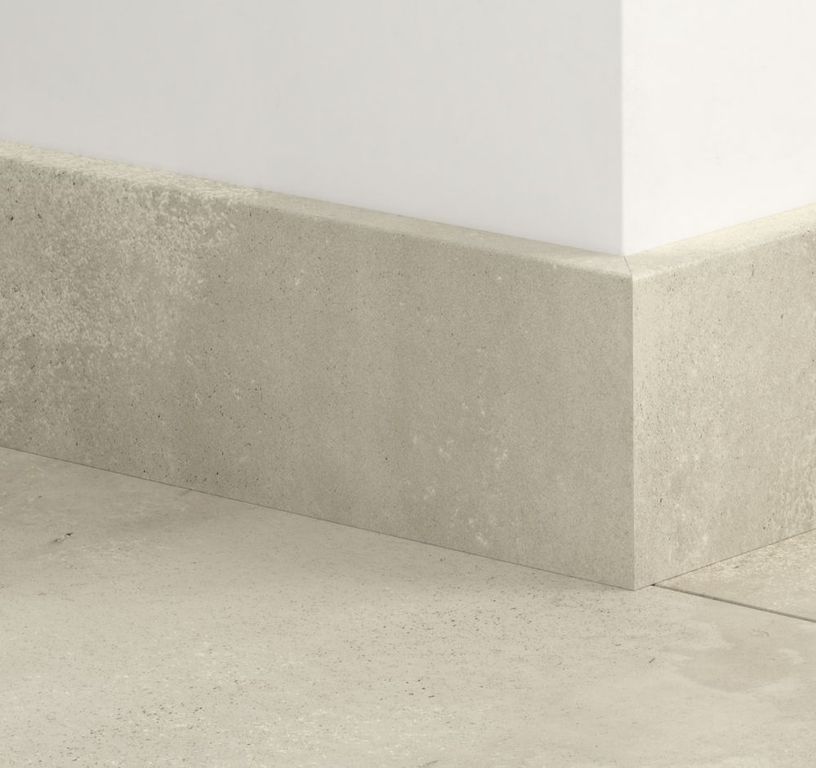 Plinthe pour sols stratifiés Quick Step, Mdf, décor Béton gris clair, h.5.80 x L. 240.00 cm