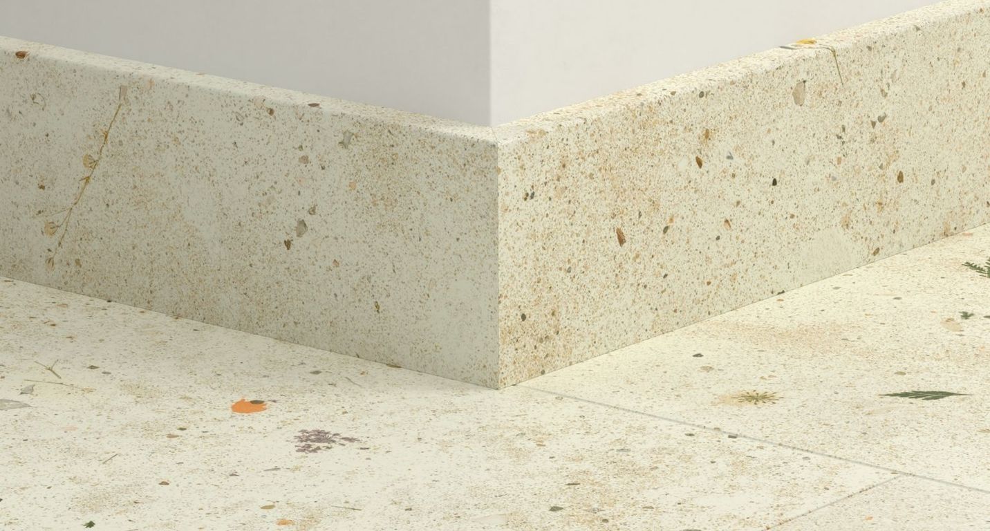 Plinthe pour sols stratifiés Quick Step, Mdf, décor Béton beige, h.5.80 x L. 240.00 cm