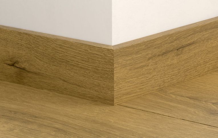 Plinthe pour sols stratifiés Quick Step, Mdf, décor Bois naturel clair, h.5.80 x L. 240.00 cm