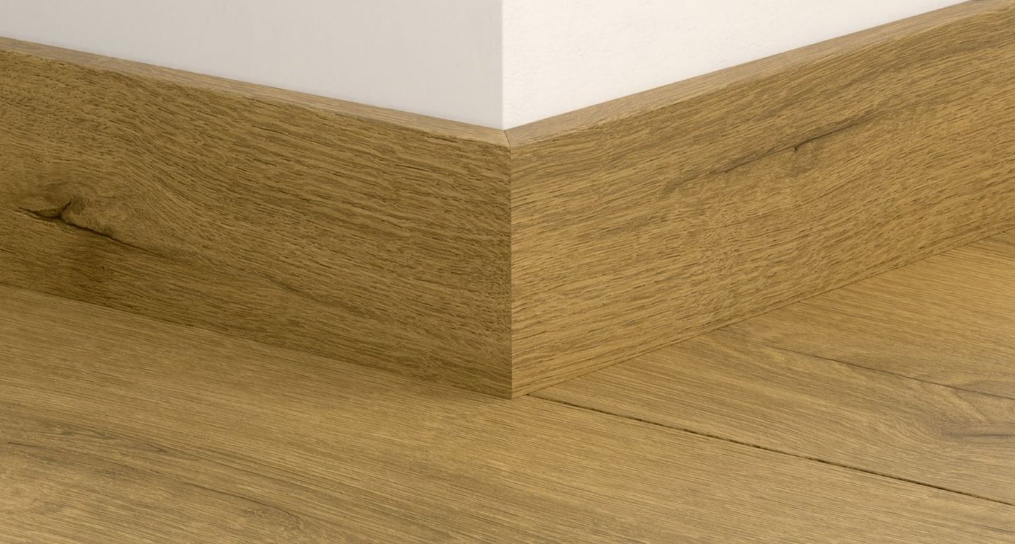 Plinthe pour sols stratifiés Quick Step, Mdf, décor Bois naturel clair, h.5.80 x L. 240.00 cm