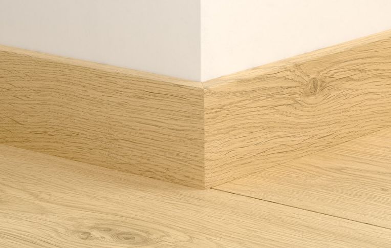 Plinthe pour sols stratifiés Quick Step, Mdf, décor Bois marron, h.5.80 x L. 240.00 cm