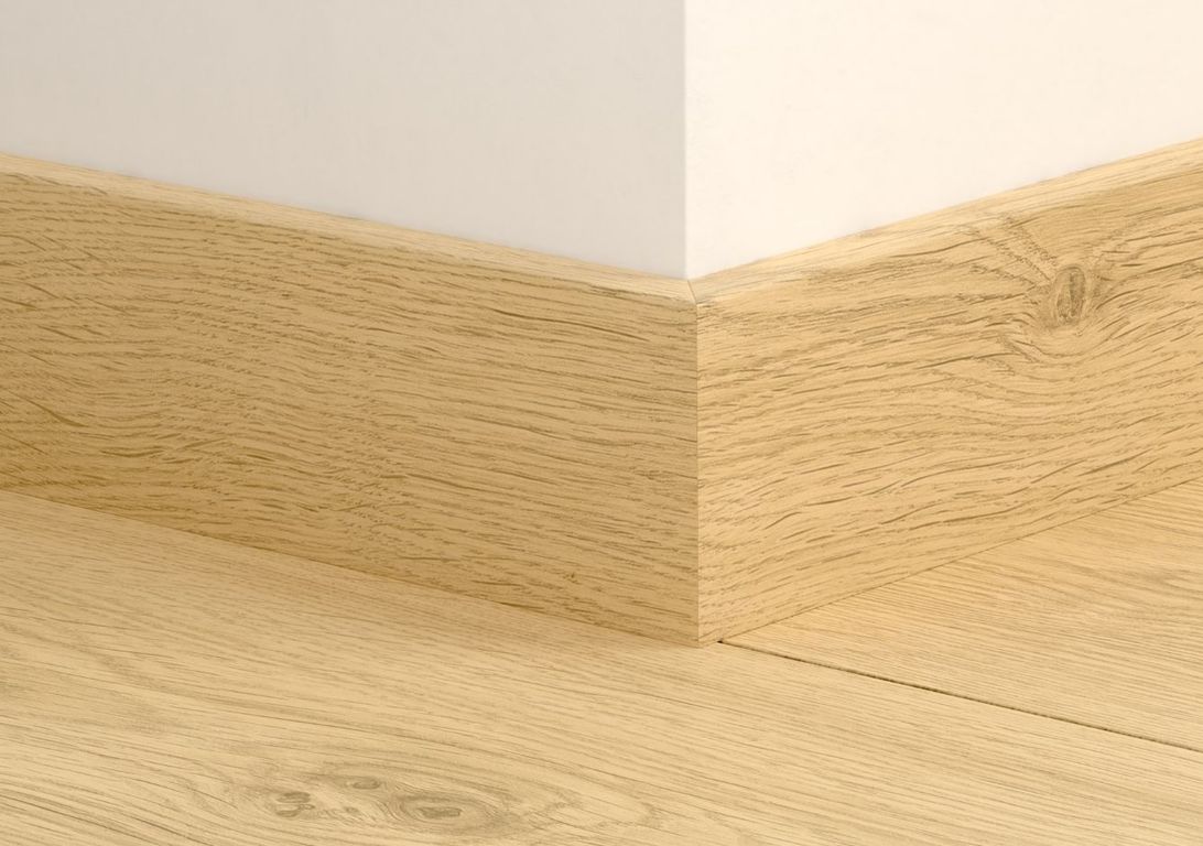 Plinthe pour sols stratifiés Quick Step, Mdf, décor Bois marron, h.5.80 x L. 240.00 cm