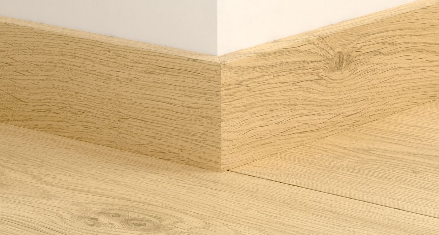 Plinthe pour sols stratifiés Quick Step, Mdf, décor Bois marron, h.5.80 x L. 240.00 cm