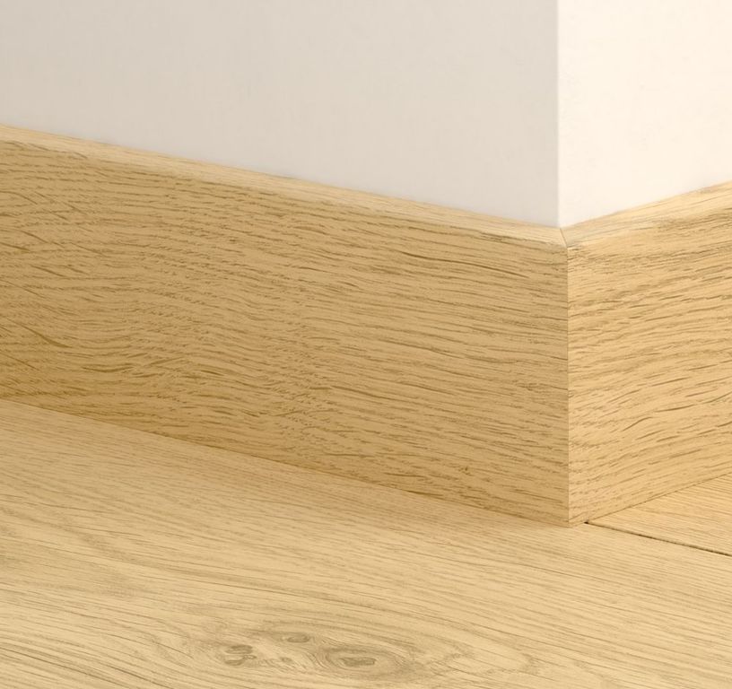 Plinthe pour sols stratifiés Quick Step, Mdf, décor Bois marron, h.5.80 x L. 240.00 cm