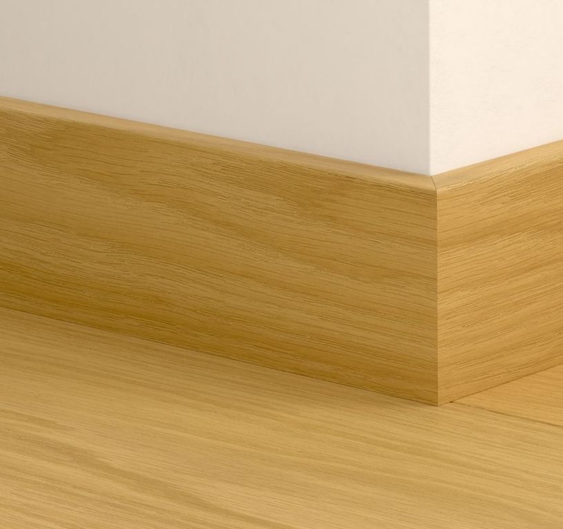 Plinthe pour sols stratifiés Quick Step, Mdf, décor Bois marron, h.5.80 x L. 240.00 cm