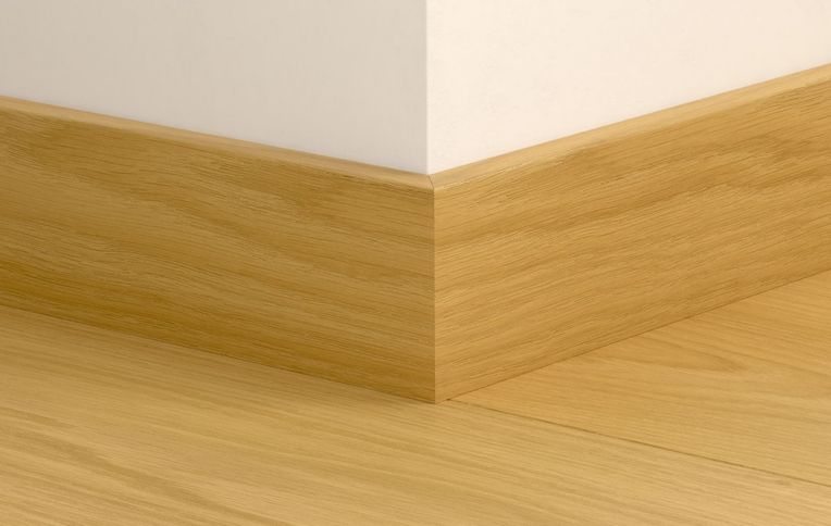 Plinthe pour sols stratifiés Quick Step, Mdf, décor Bois marron, h.5.80 x L. 240.00 cm