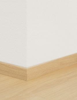 Plinthe  Quick Step, Mdf, décor Bois planches blanches, h.5.80 x L. 240.00 cm