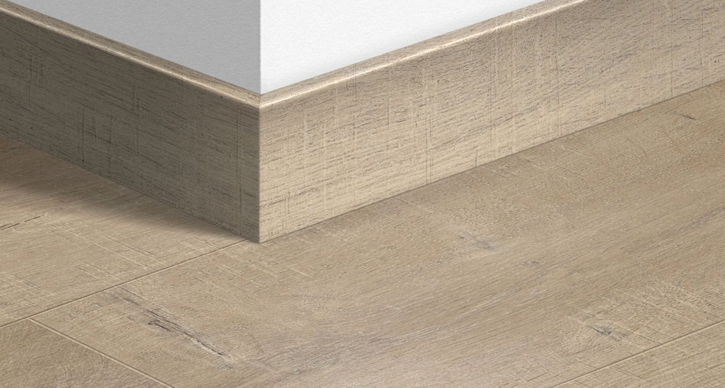 Plinthe  Quick Step, Mdf, décor Bois dominicano naturel, h.7.70 x L. 240.00 cm