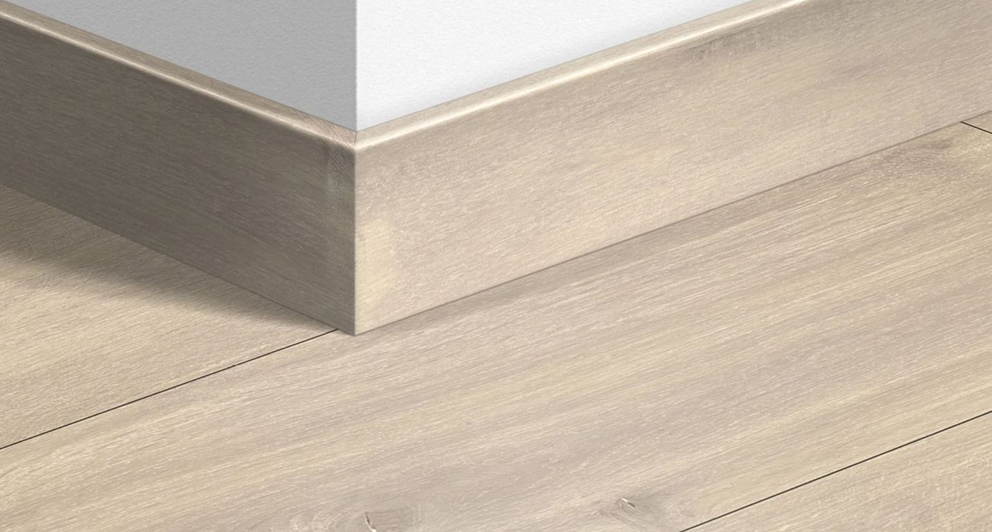 Plinthe  Quick Step, Mdf, décor Bois havana naturel mono, h.7.70 x L. 240.00 cm