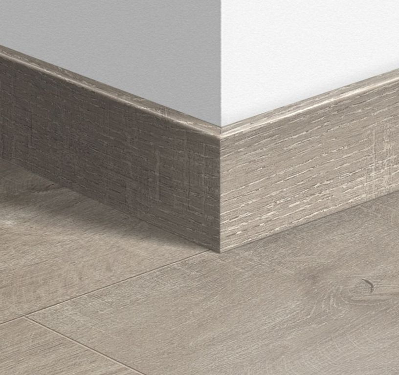 Plinthe  Quick Step, Mdf, décor Bois dominicano gris, h.7.70 x L. 240.00 cm