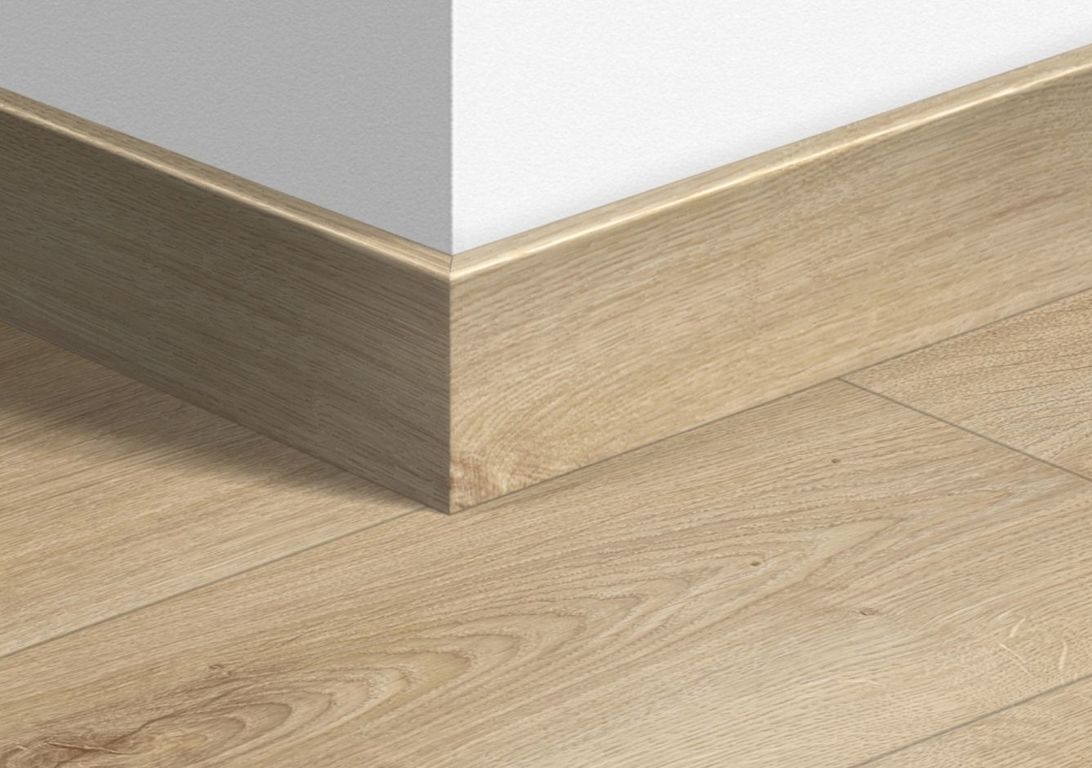 Plinthe  Quick Step, Mdf, décor Bois classique beige mono, h.7.70 x L. 240.00 cm