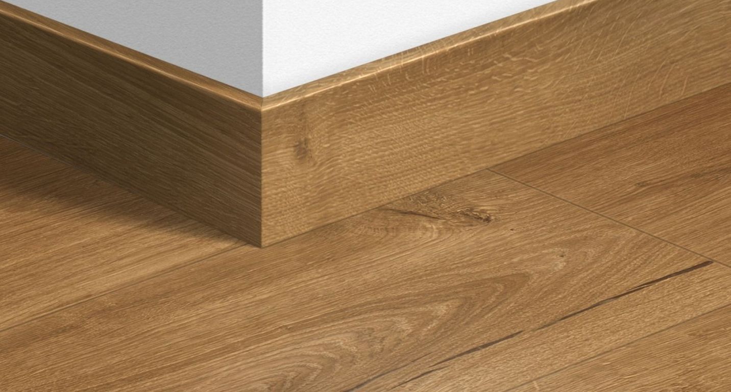 Plinthe  Quick Step, Mdf, décor Bois classique naturel mono, h.7.70 x L. 240.00 cm