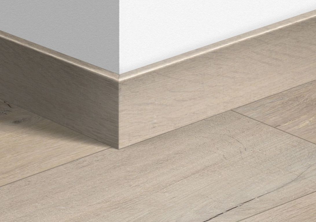 Plinthe  Quick Step, Mdf, décor Bois grège mono, h.7.70 x L. 240.00 cm
