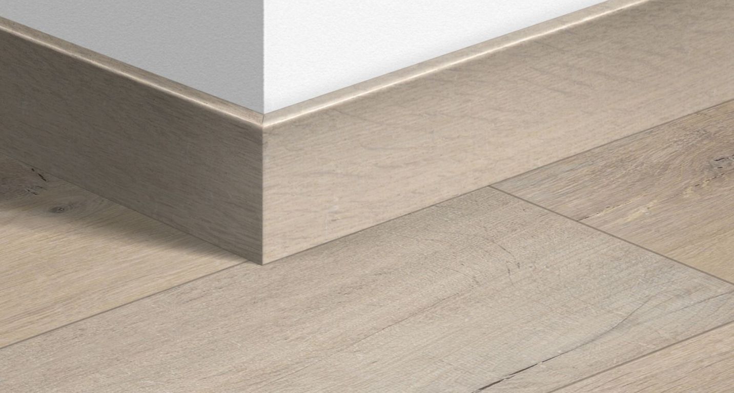 Plinthe  Quick Step, Mdf, décor Bois grège mono, h.7.70 x L. 240.00 cm