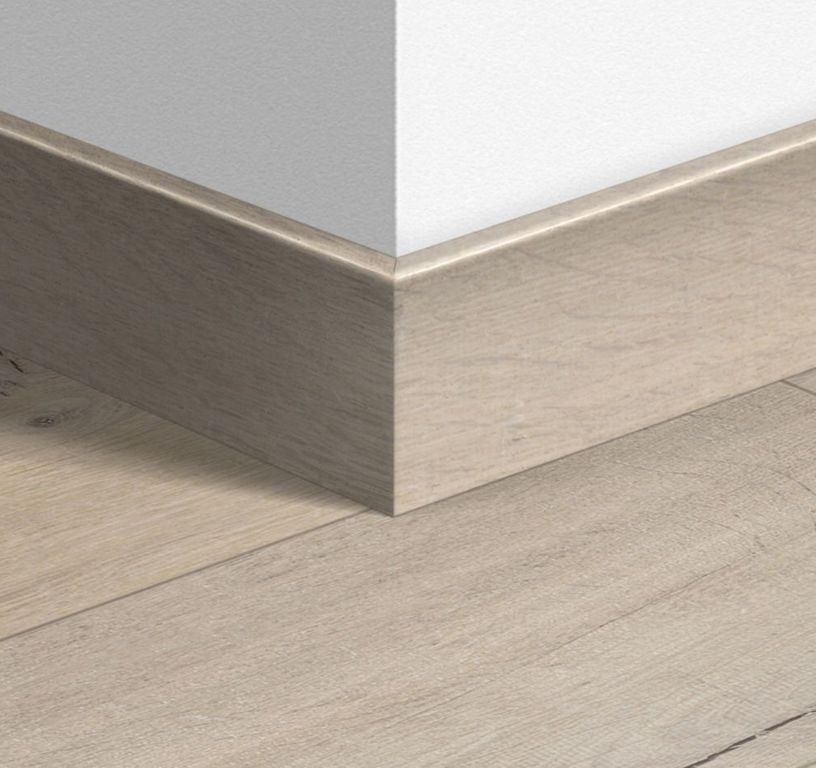 Plinthe  Quick Step, Mdf, décor Bois grège mono, h.7.70 x L. 240.00 cm
