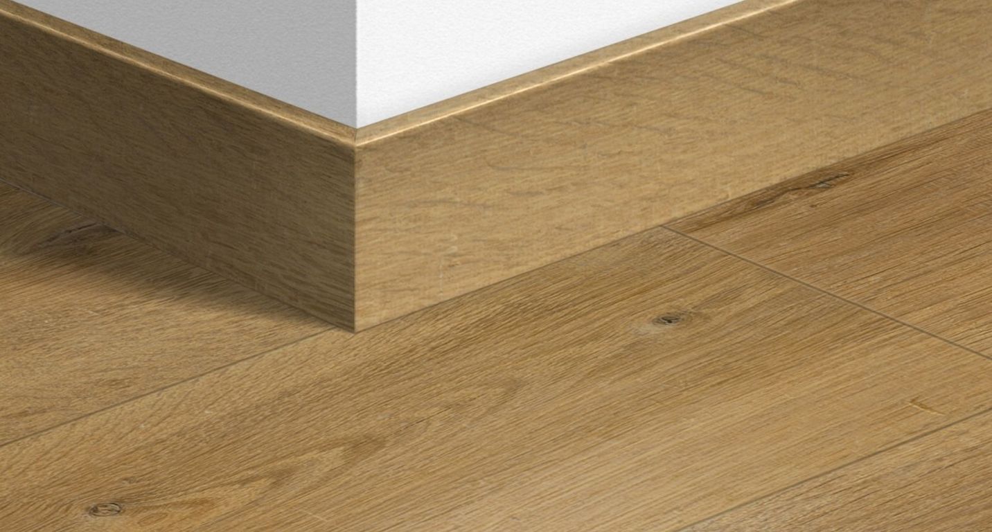 Plinthe  Quick Step, Mdf, décor Bois tendre naturel mono, h.7.70 x L. 240.00 cm