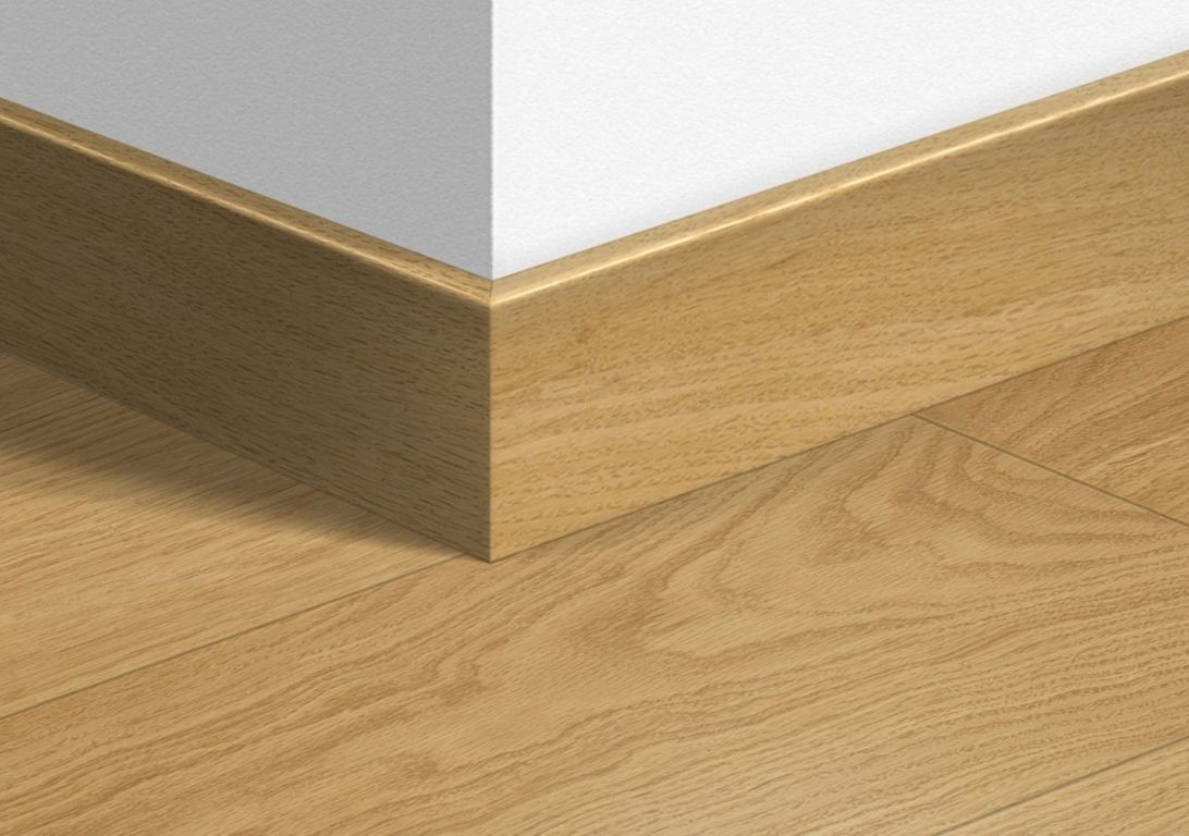 Plinthe  Quick Step, Mdf, décor Bois verni naturel, h.7.70 x L. 240.00 cm
