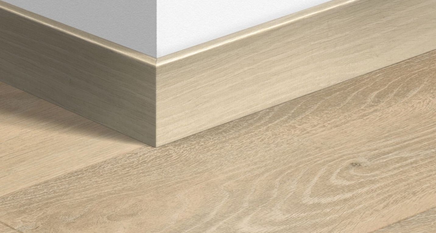 Plinthe  Quick Step, Mdf, décor Bois des beige, h.7.70 x L. 240.00 cm