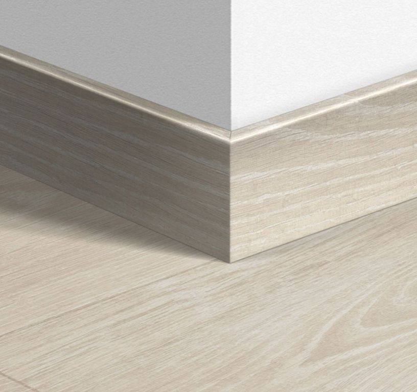 Plinthe  Quick Step, Mdf, décor Bois des gris clair, h.7.70 x L. 240.00 cm