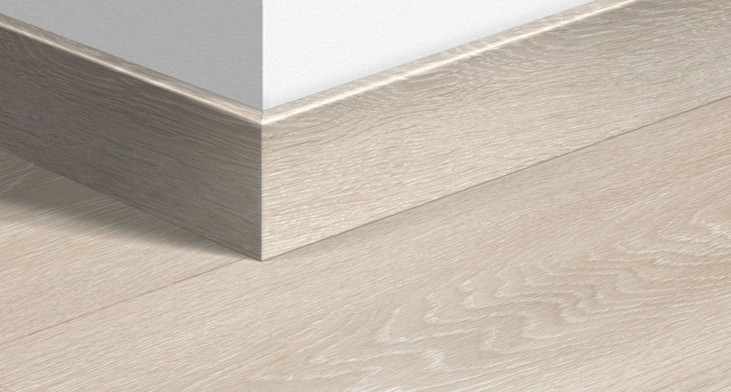 Plinthe  Quick Step, Mdf, décor Bois de la vallée beige clair, h.7.70 x L. 240.00 cm
