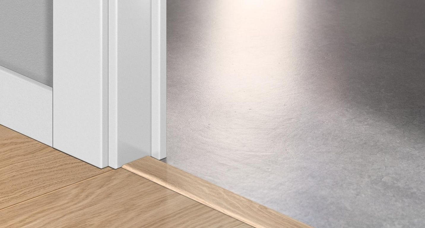 Profilé multi fonction INCIZO STRATIFIE Quick Step, mdf, décor blanchi, l.4.80 x L. 215.00 cm