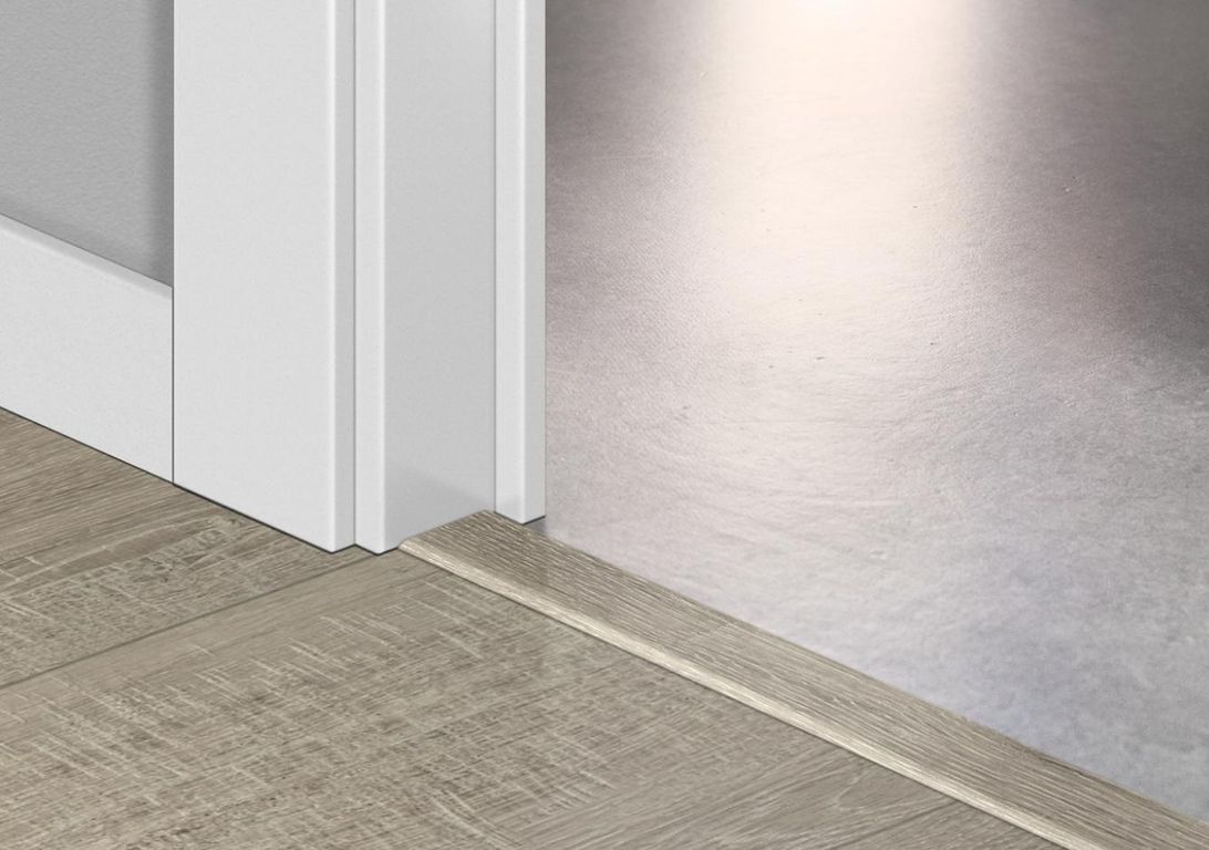 Profilé multi fonction INCIZO STRATIFIE Quick Step, mdf, décor chêne raboté gris, l.4.80 x L. 215.00 cm