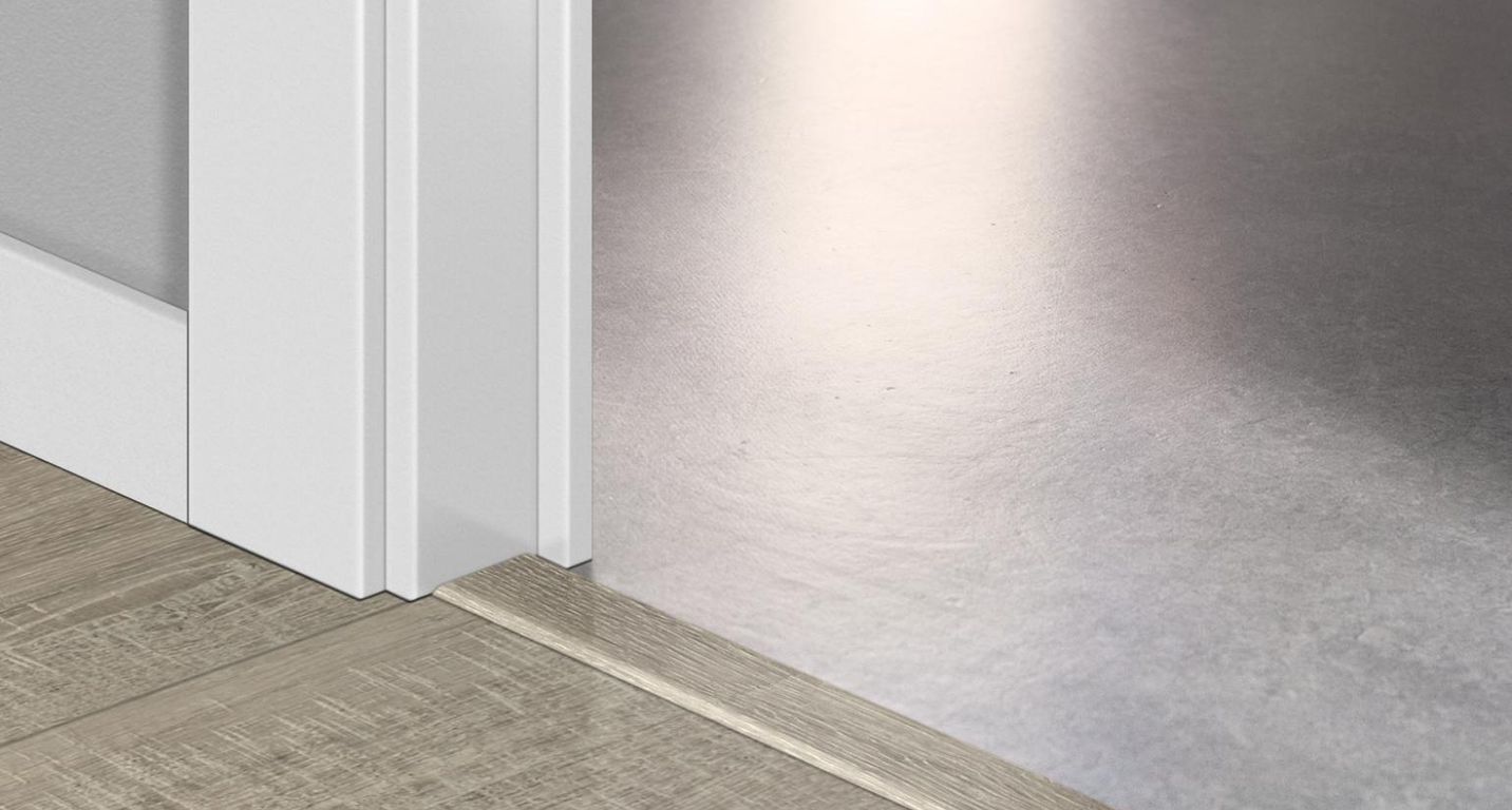 Profilé multi fonction INCIZO STRATIFIE Quick Step, mdf, décor chêne raboté gris, l.4.80 x L. 215.00 cm