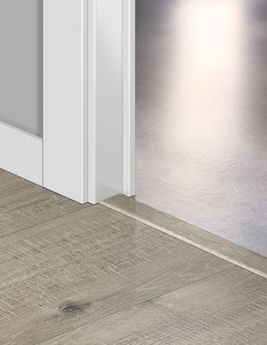 Profilé multi fonction INCIZO STRATIFIE  Quick Step, Mdf, décor chêne raboté gris, l.4.80 x L. 215.00 cm