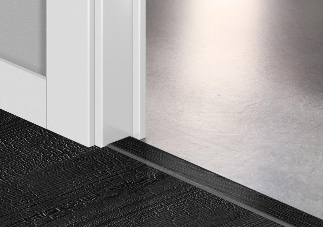 Profilé multi fonction INCIZO STRATIFIE Quick Step, mdf, décor planches brûlées, l.4.80 x L. 215.00 cm