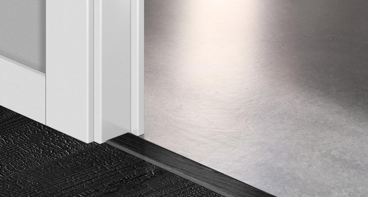 Profilé multi fonction INCIZO STRATIFIE Quick Step, mdf, décor planches brûlées, l.4.80 x L. 215.00 cm