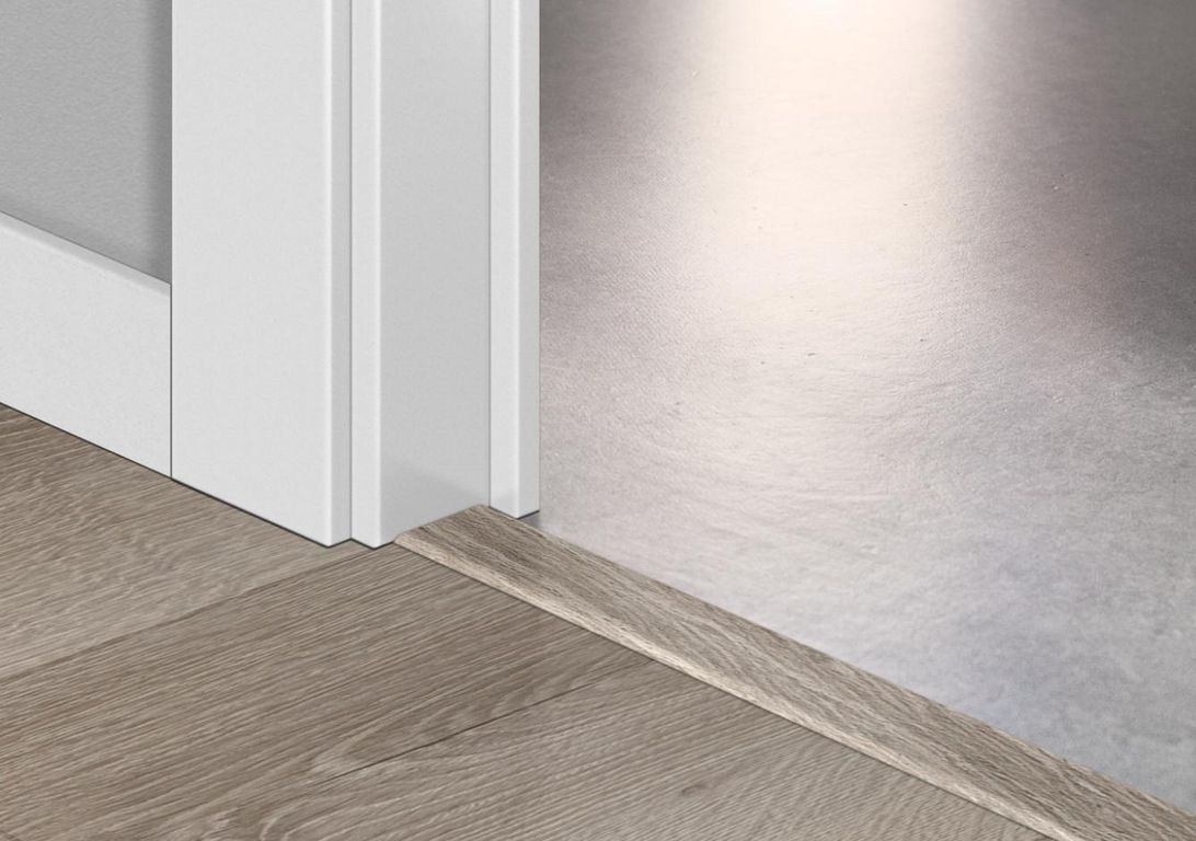 Profilé multi fonction INCIZO STRATIFIE Quick Step, mdf, décor chêne gris brossé, l.4.80 x L. 215.00 cm