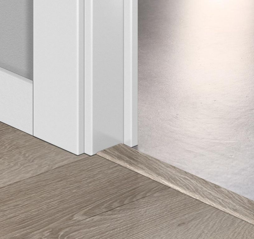 Profilé multi fonction INCIZO STRATIFIE Quick Step, mdf, décor chêne gris brossé, l.4.80 x L. 215.00 cm
