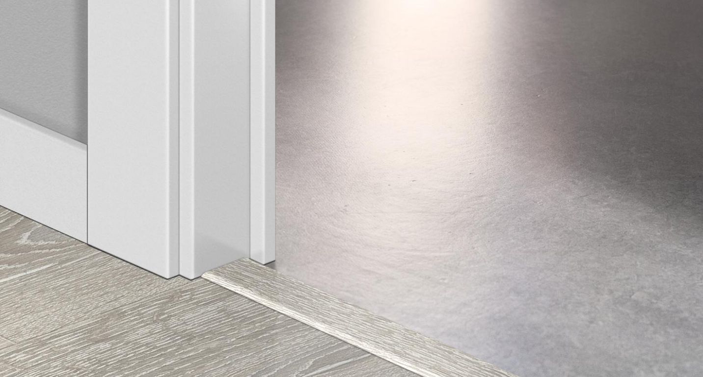 Profilé multi fonction INCIZO STRATIFIE Quick Step, mdf, décor chene patine gris, l.4.80 x L. 215.00 cm