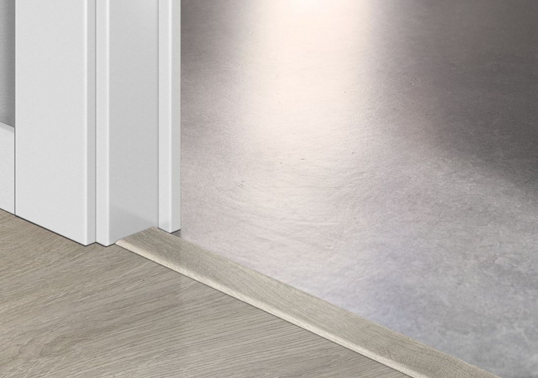 Profilé multi fonction INCIZO STRATIFIE Quick Step, mdf, décor chene newcastle gris, l.4.80 x L. 215.00 cm